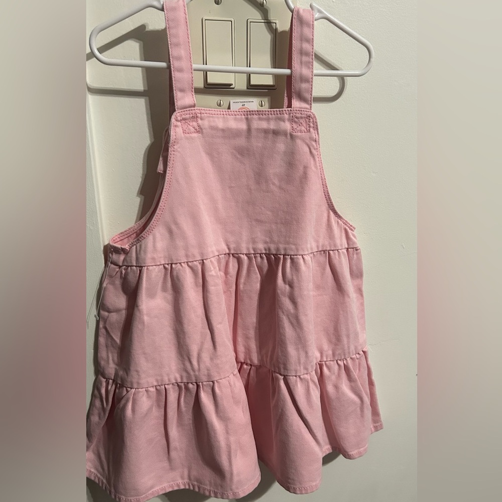 Wonder Nation Denim pink girls dress